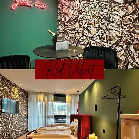 Red Velvet-romantik Mit Balkon - Alpenzeit Im Zentrum *