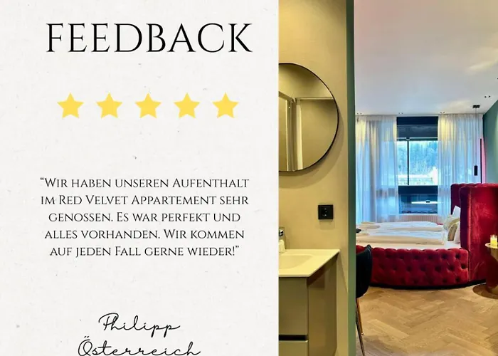 Apartman Red Velvet-romantik Mit Balkon & Flussblick - Alpenzeit Im Zentrum Mit Parkplatz